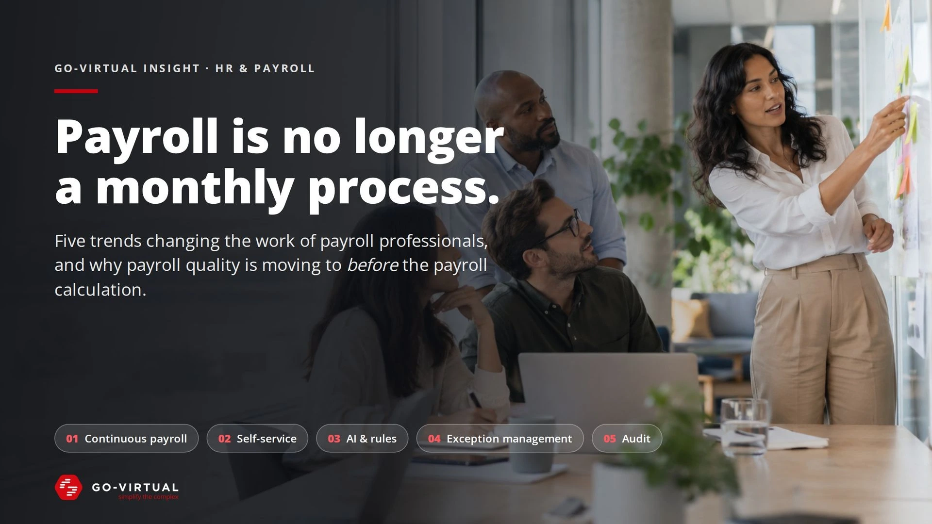 Payroll is no longer a monthly process